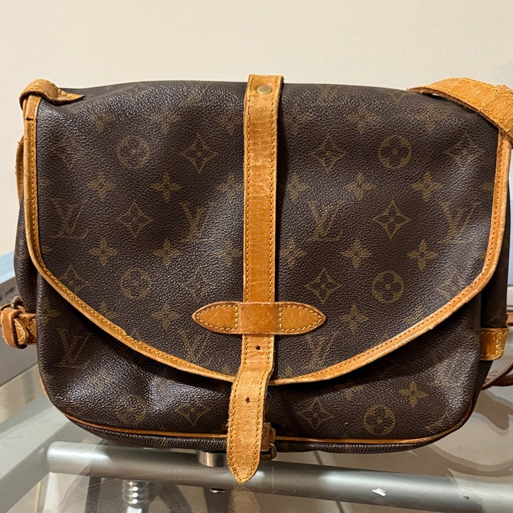 Louis Vuitton Dark Brown Monogram Satchel
